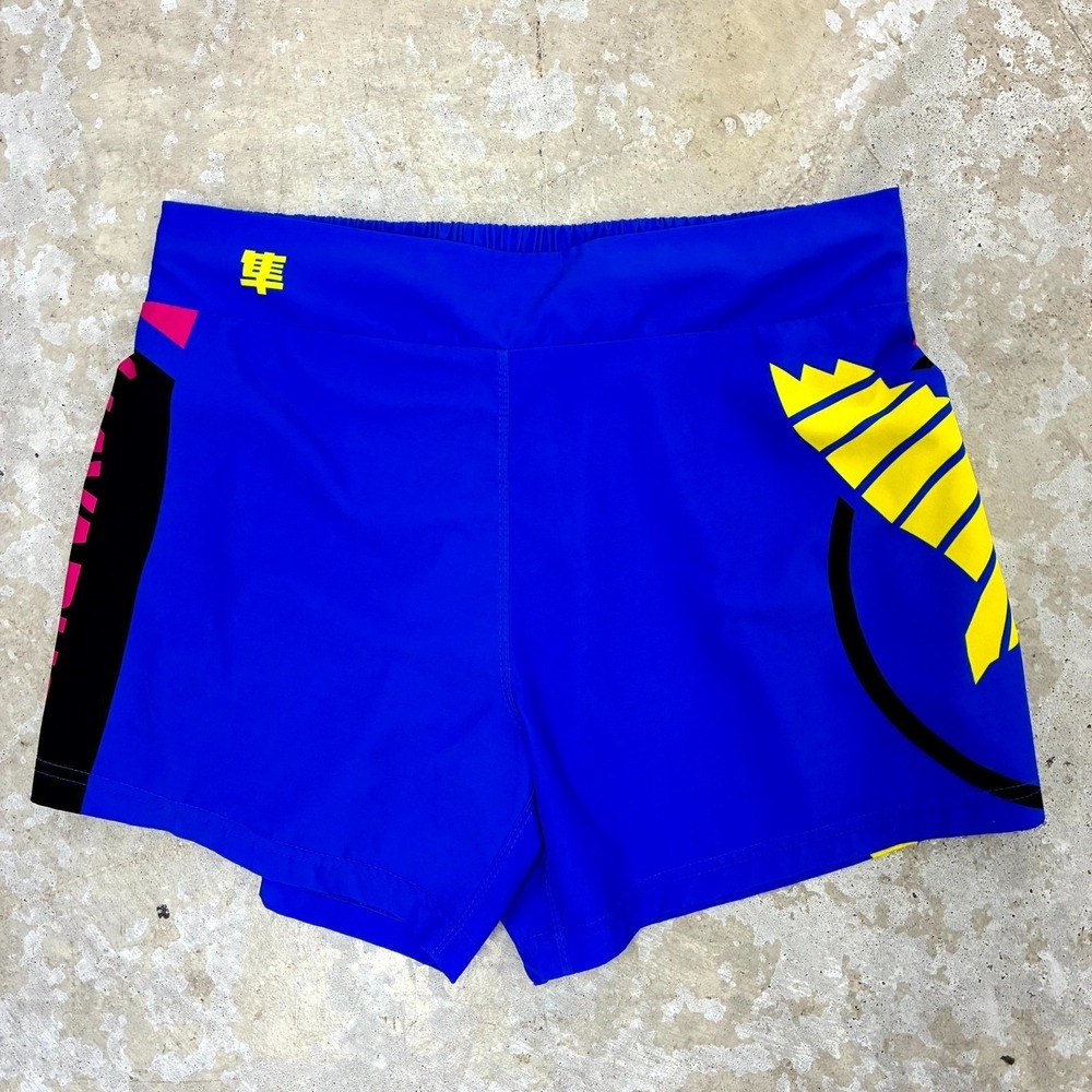 Hayabusa Shorts Mens 32 Blue Falcon 5" Performance Muay Thai UFC MMA Kickboxing